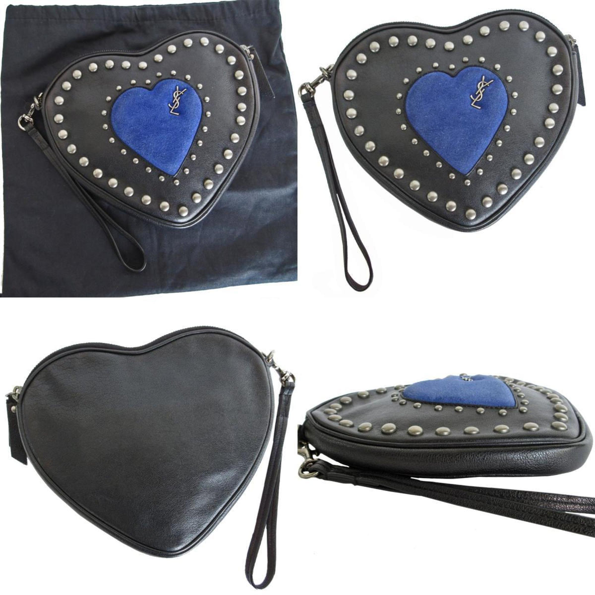 Classic Monogram Blogger Crossbody Bag Studded Leather Small