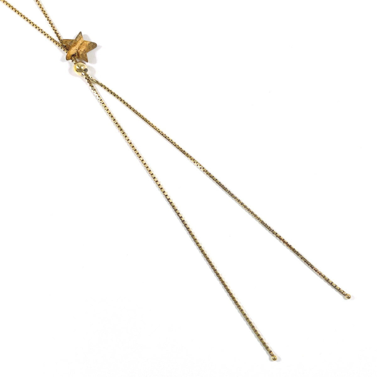 Star Motif Pendant Necklace Sterling Silver
