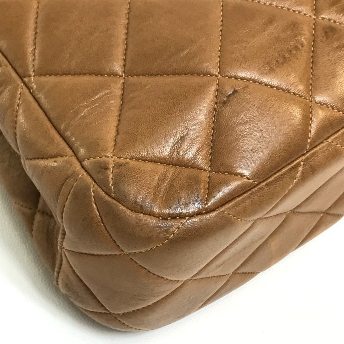 Vintage CC Shoulder Bag Quilted Lambskin Medium