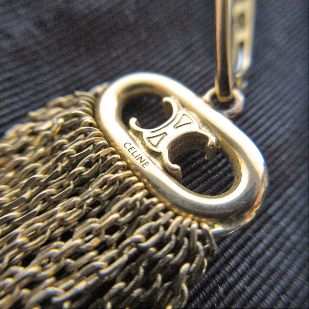 Earrings Gold-Tone Metal