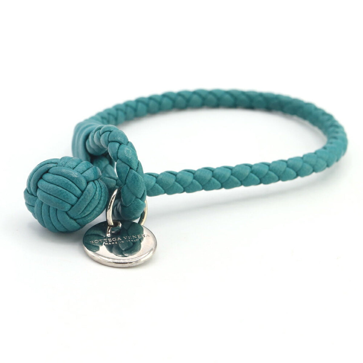 Leather Bracelet Blue Green