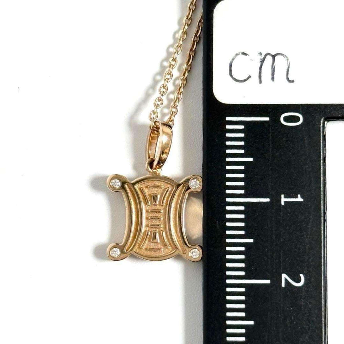 Pendant Necklace 10K Rose Gold Madakam