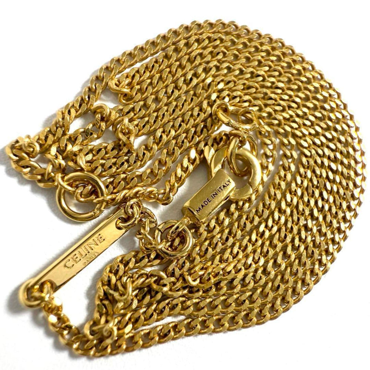 Separable Necklace Metal Gold