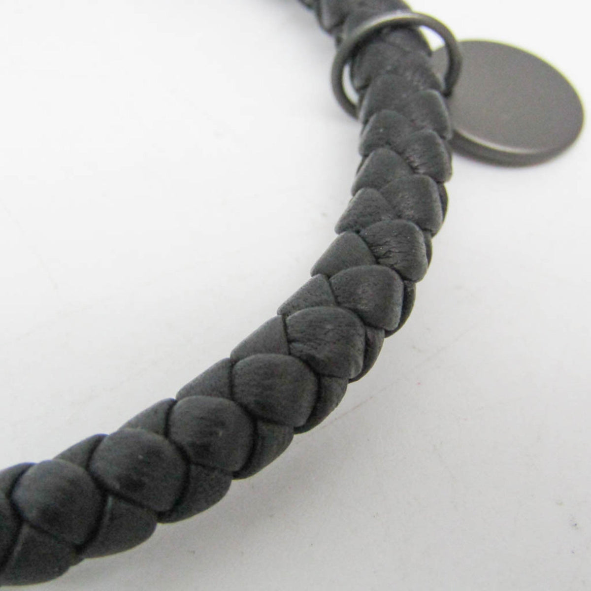 Intrecciato Bracelet Leather Black