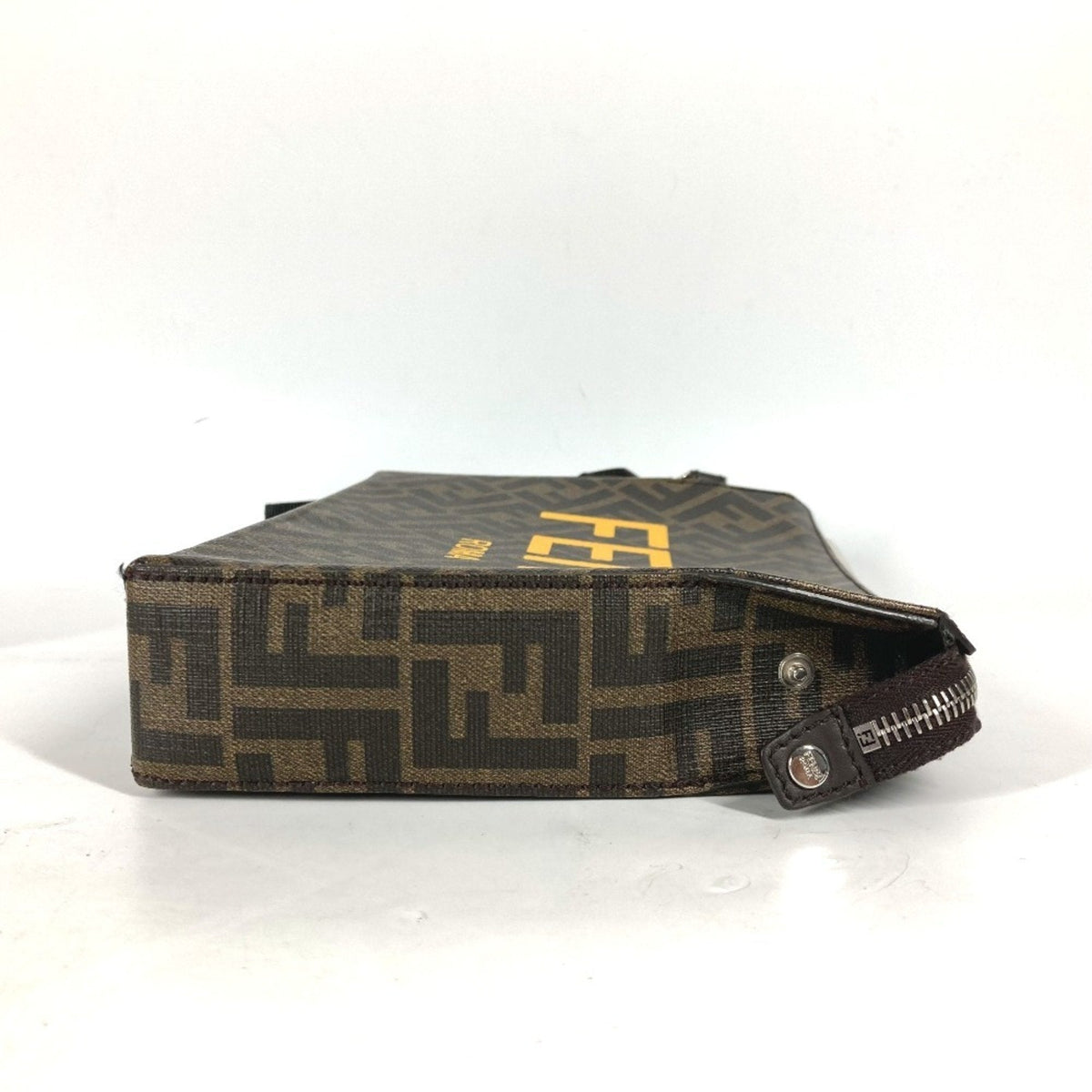 Logo Camera Case Bag Zucca Coated Canvas Medium