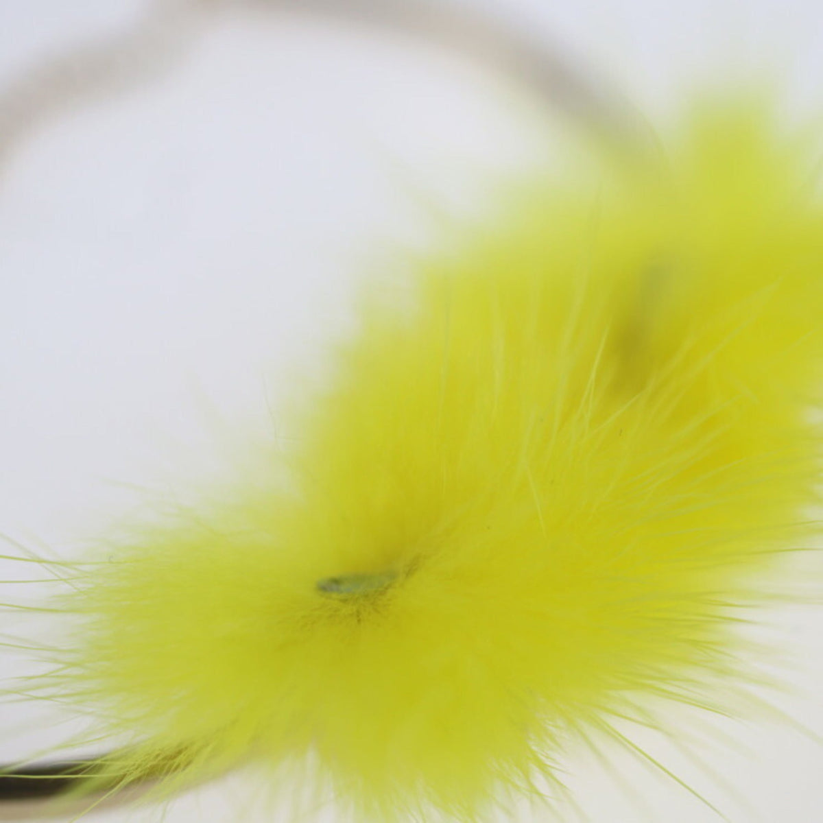 Monster Charm Bracelet Fur and Metal Yellow