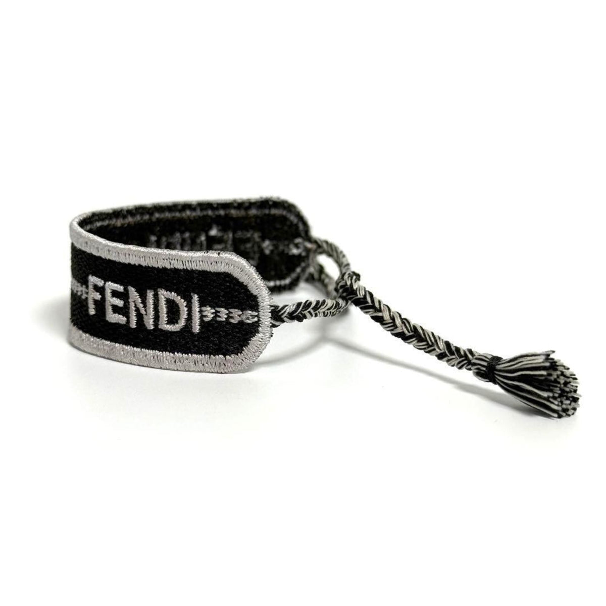 Bracelet Canvas Black and Silver
