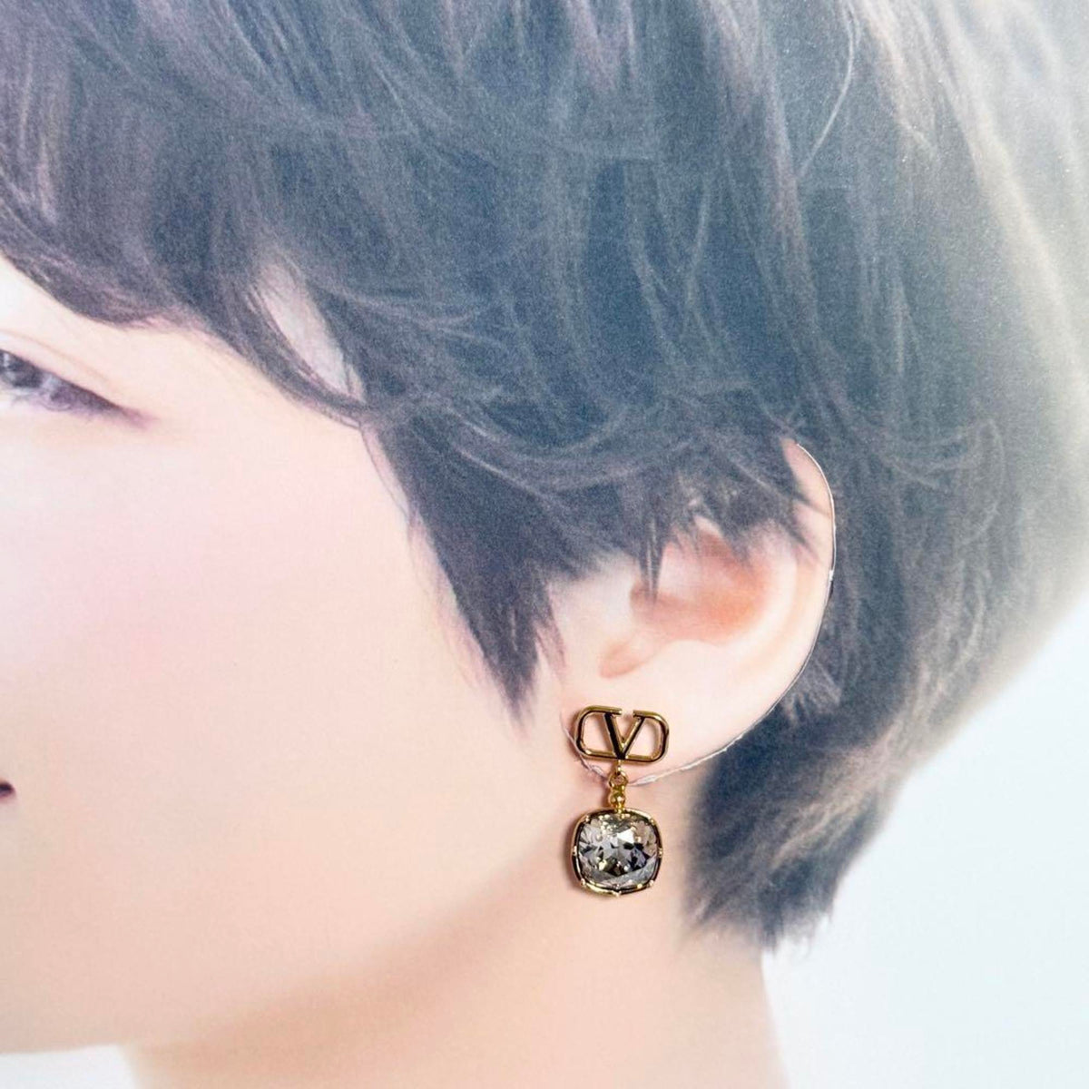 Earrings Logo Stud