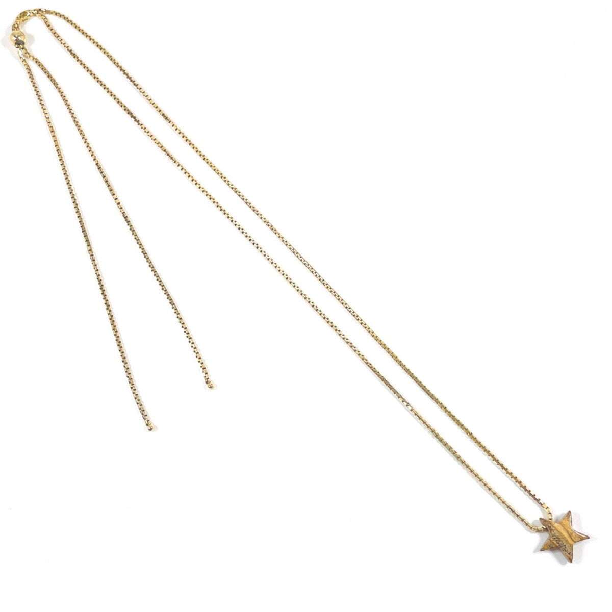 Star Motif Pendant Necklace Sterling Silver