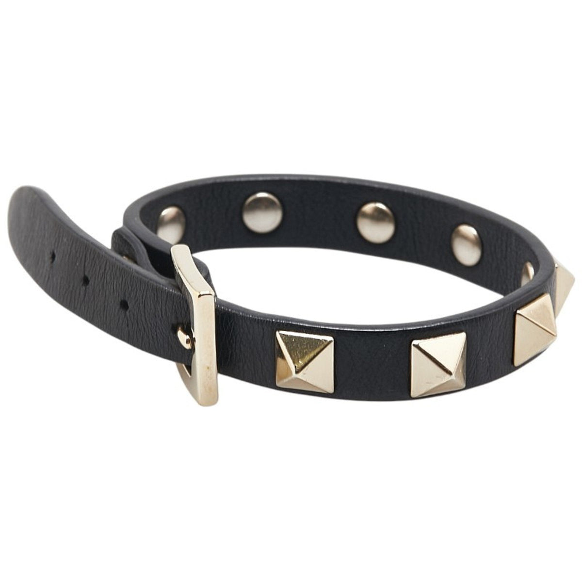 Bracelet Gold and Leather