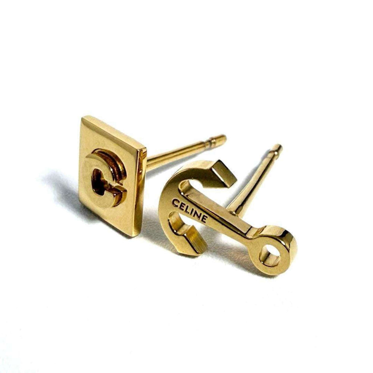 Logo Earrings Metal