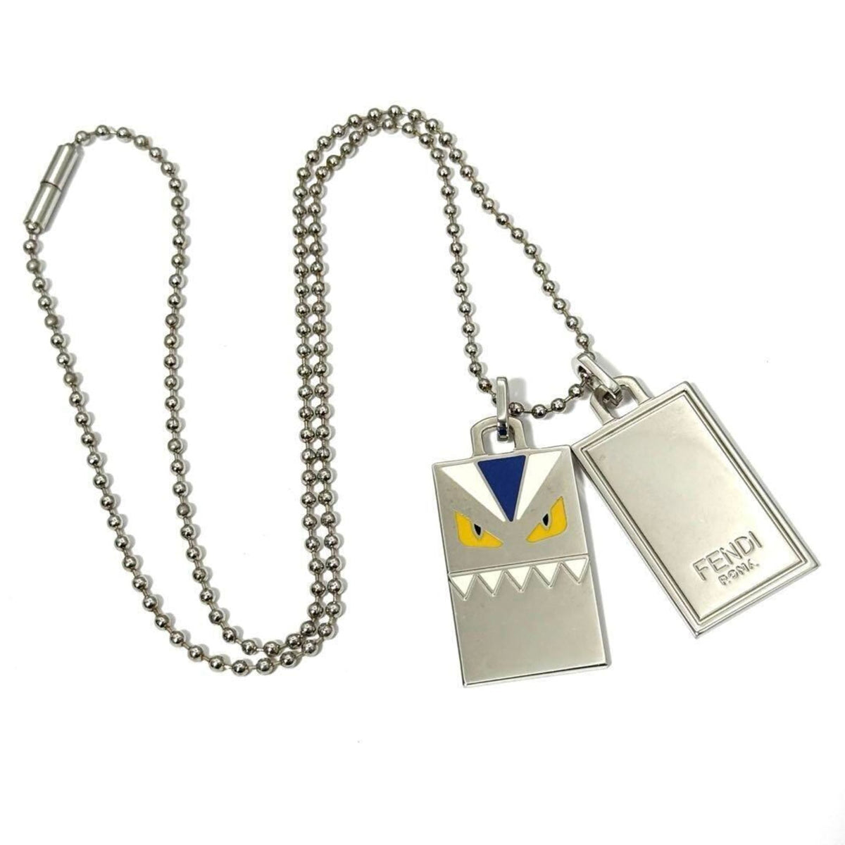 Bugs Monster Pendant Necklace Metal