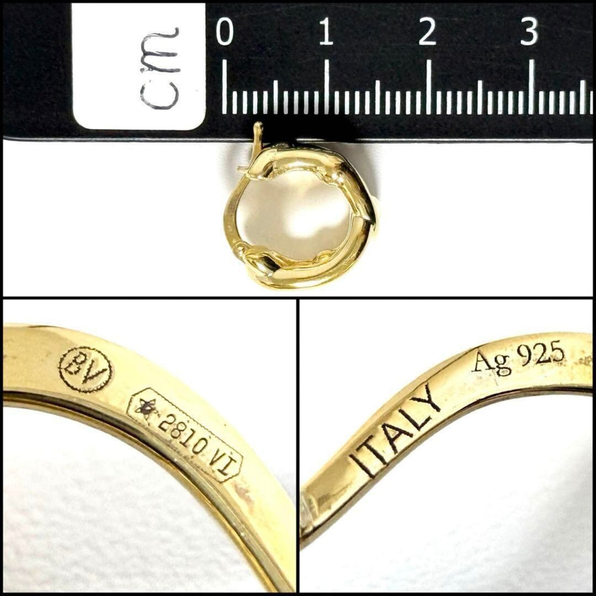 Earrings Hoop Sterling Silver
