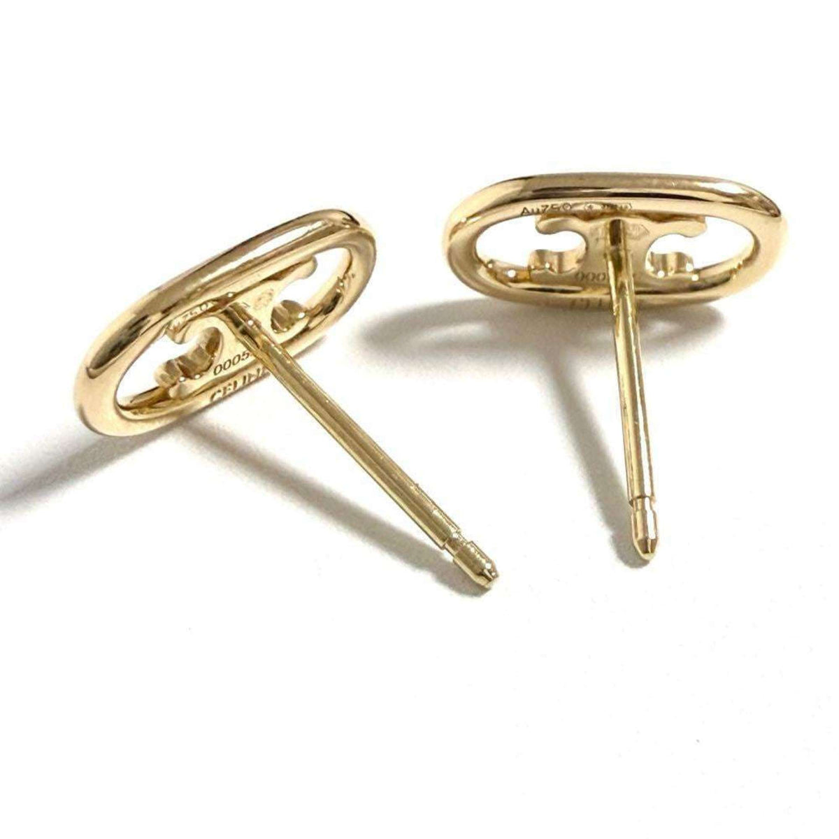 Earrings Stud 18K Yellow Gold