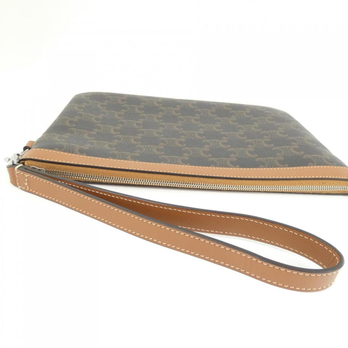 Wallet on Strap Triomphe Coated Canvas