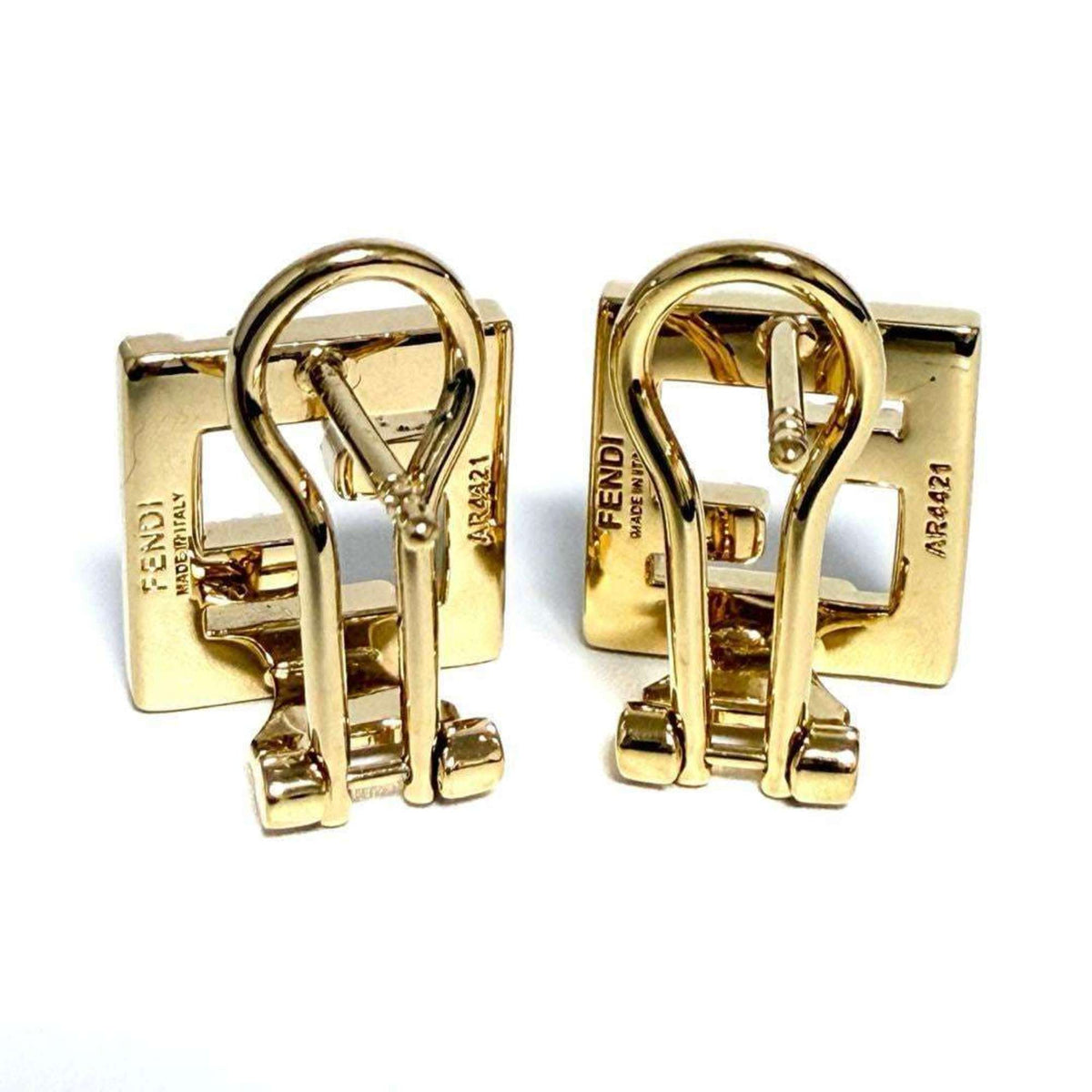 Clip-On Earrings Metal and Rhinestone