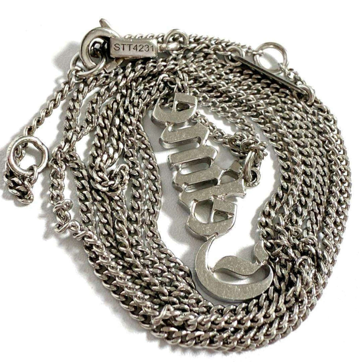 Gothic Pendant Necklace Sterling Silver