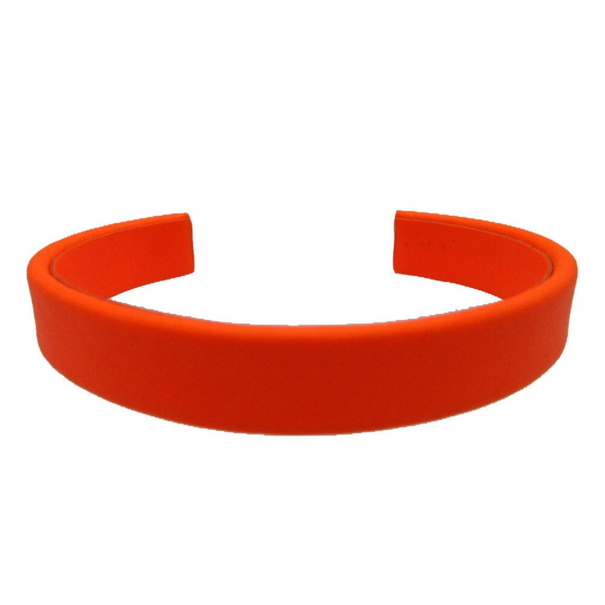 Bangle Rubber Black and Orange Bracelet