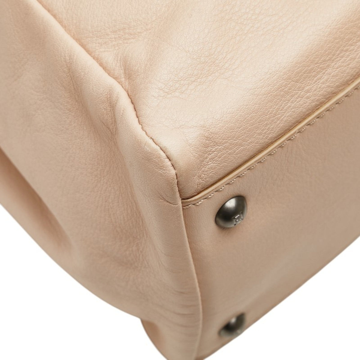 Peekaboo Bag Leather with Snakeskin Interior Large