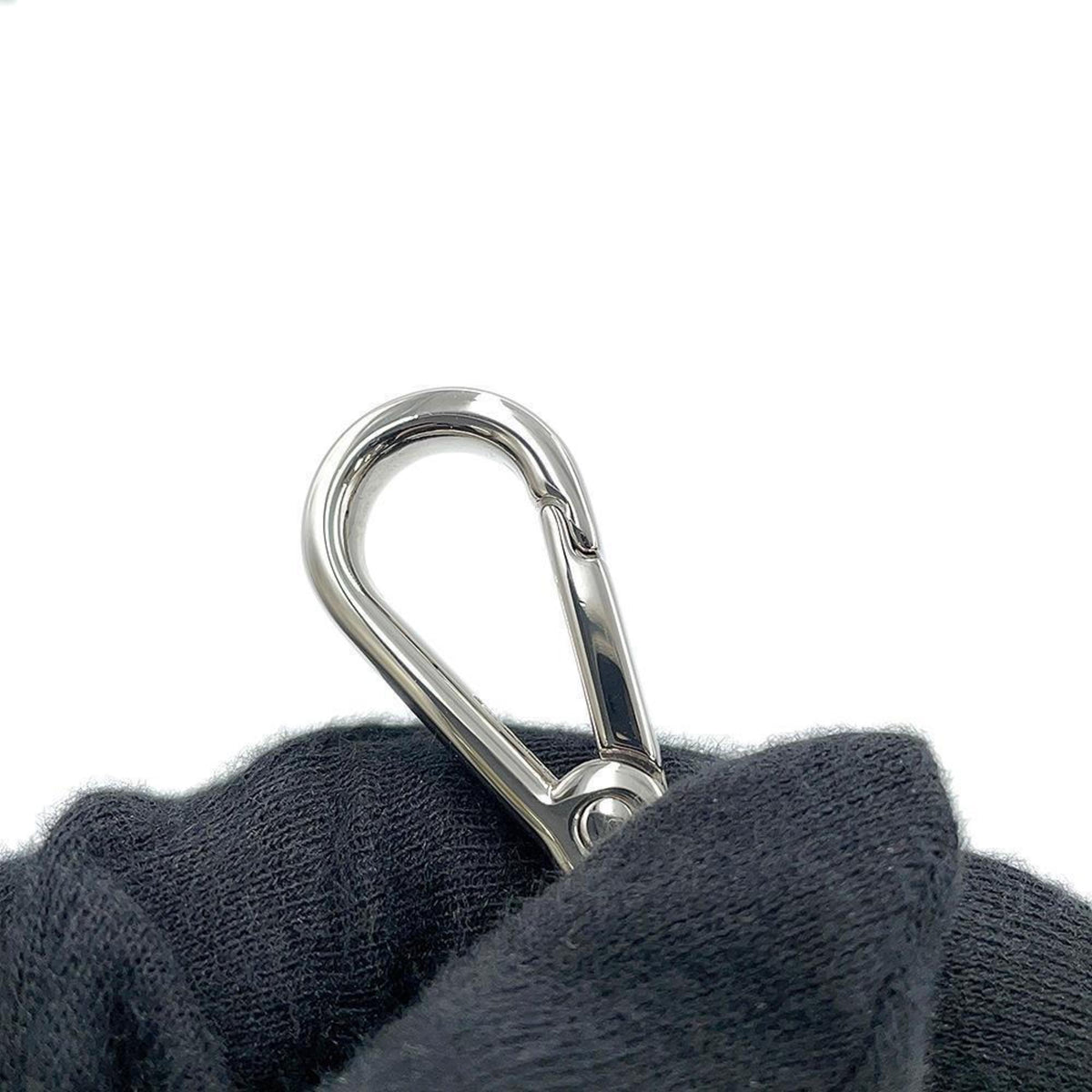 Charm Canvas and Leather Green Handbag Charm