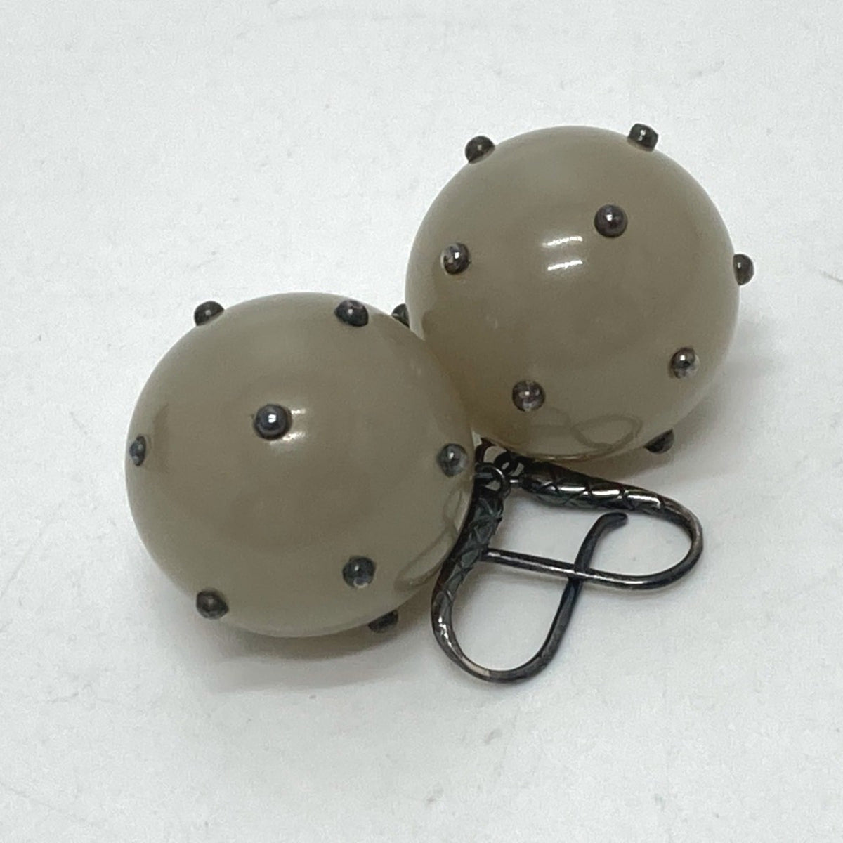 Earrings Silver-Tone Metal