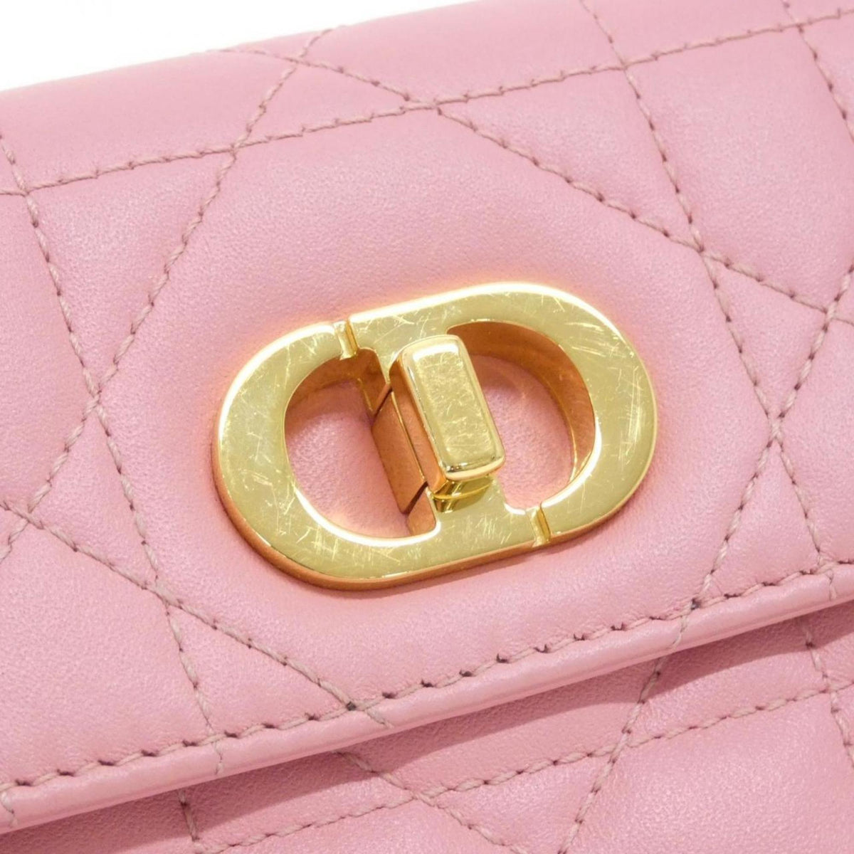Miss Caro Flap Bag Cannage Quilt Calfskin Mini