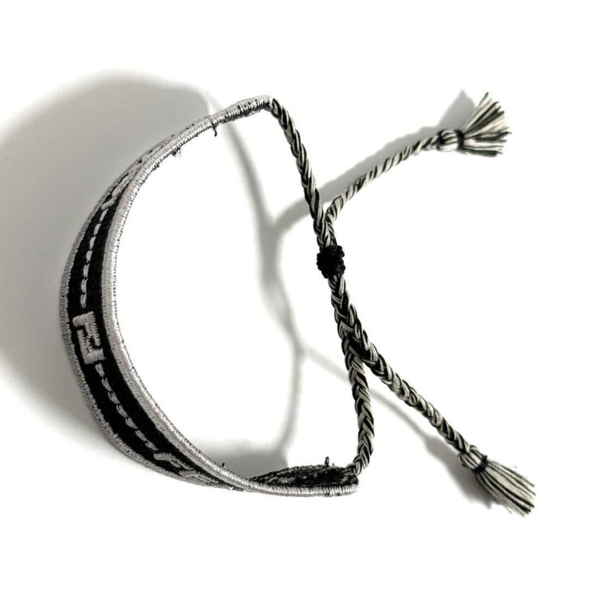 Bracelet Canvas Black and Silver