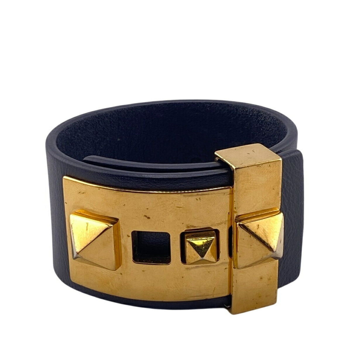 Bracelet Gold and Leather