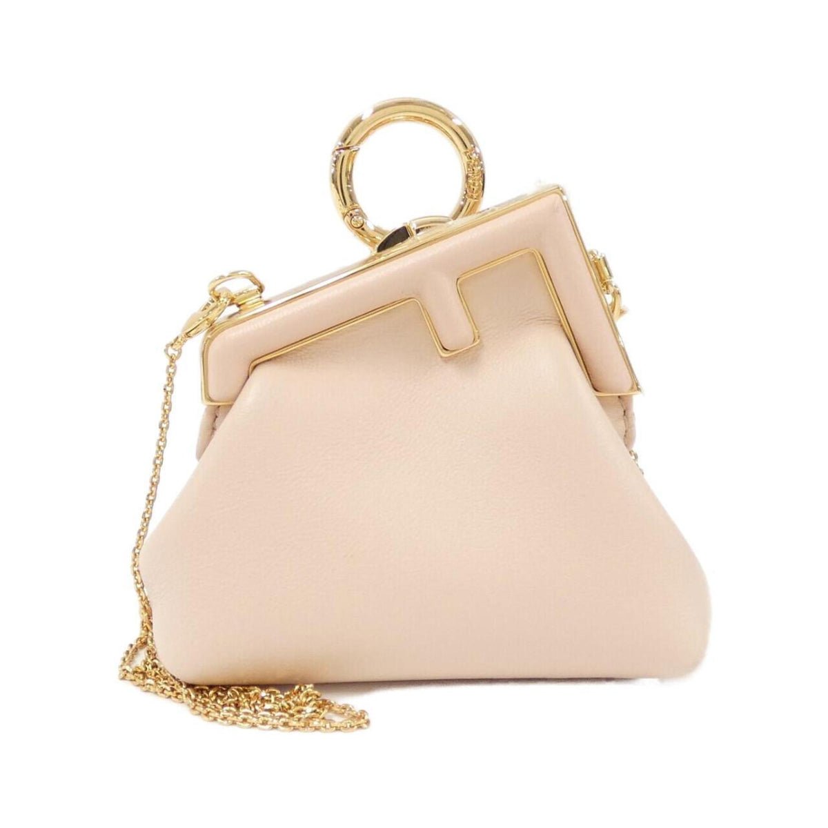 Nano First Charm Leather Handbag Charm