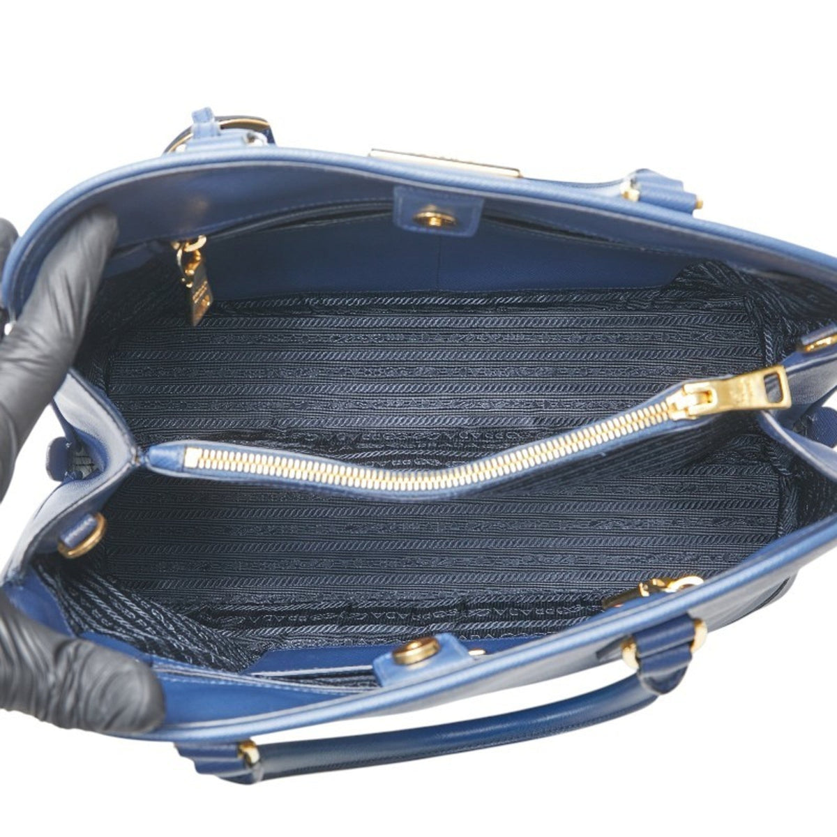 Open Promenade Bag Saffiano Leather Large