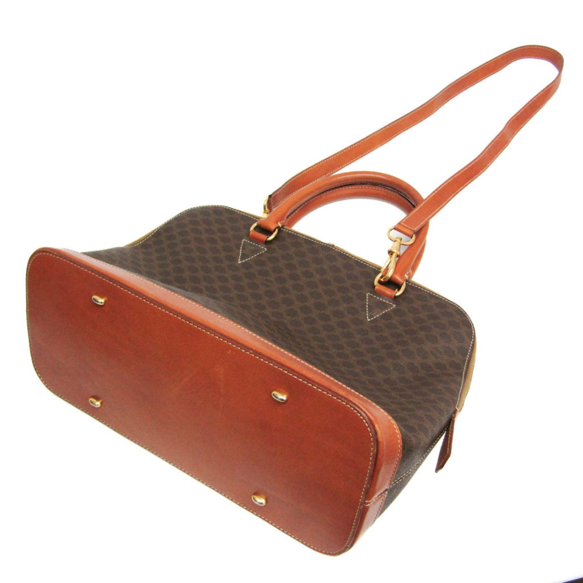 Vintage Duffle Bag Macadam Coated Canvas Large