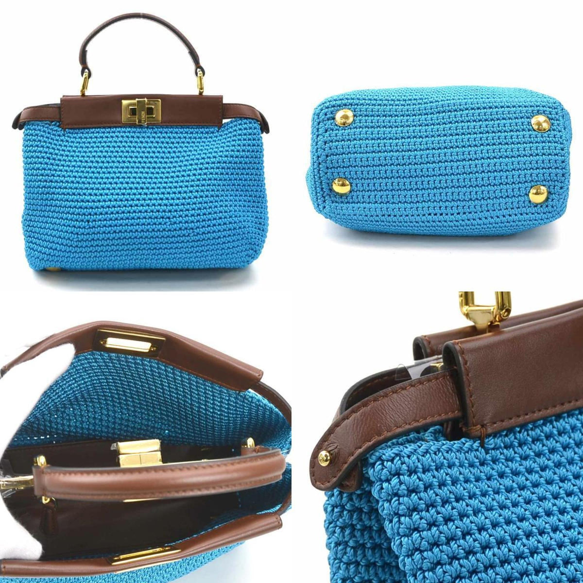 Peekaboo Bag Braided Leather Mini