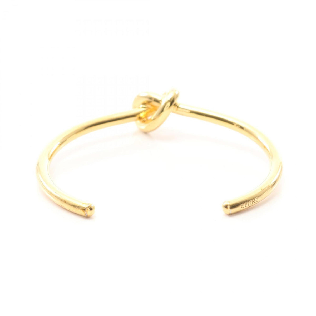 Knot Bangle Gold Extra Thin Bracelet