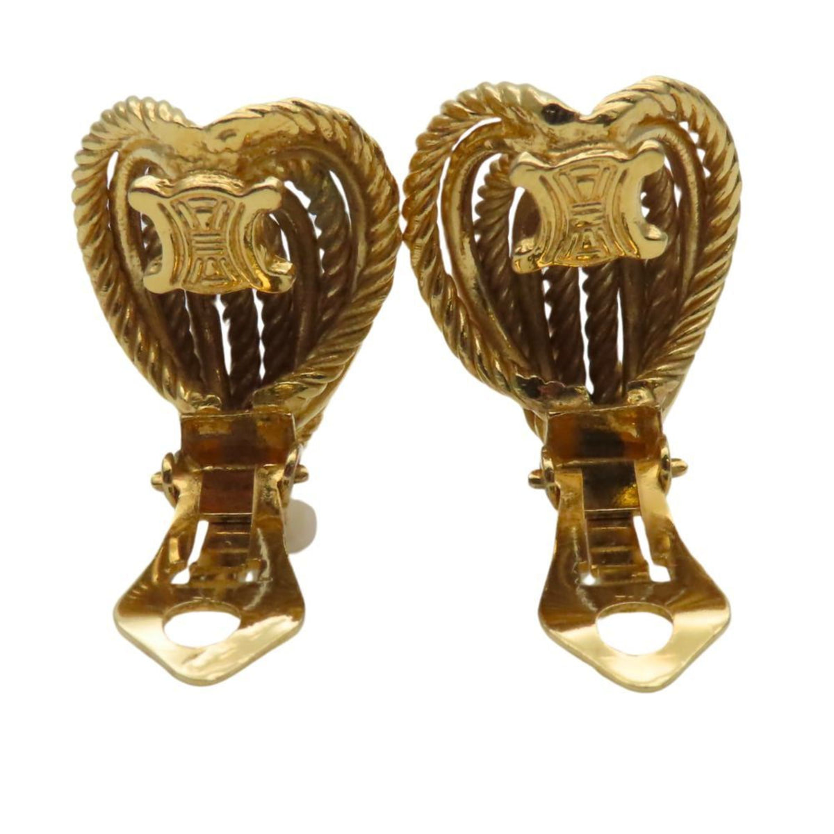 Earrings Gold-Tone Metal