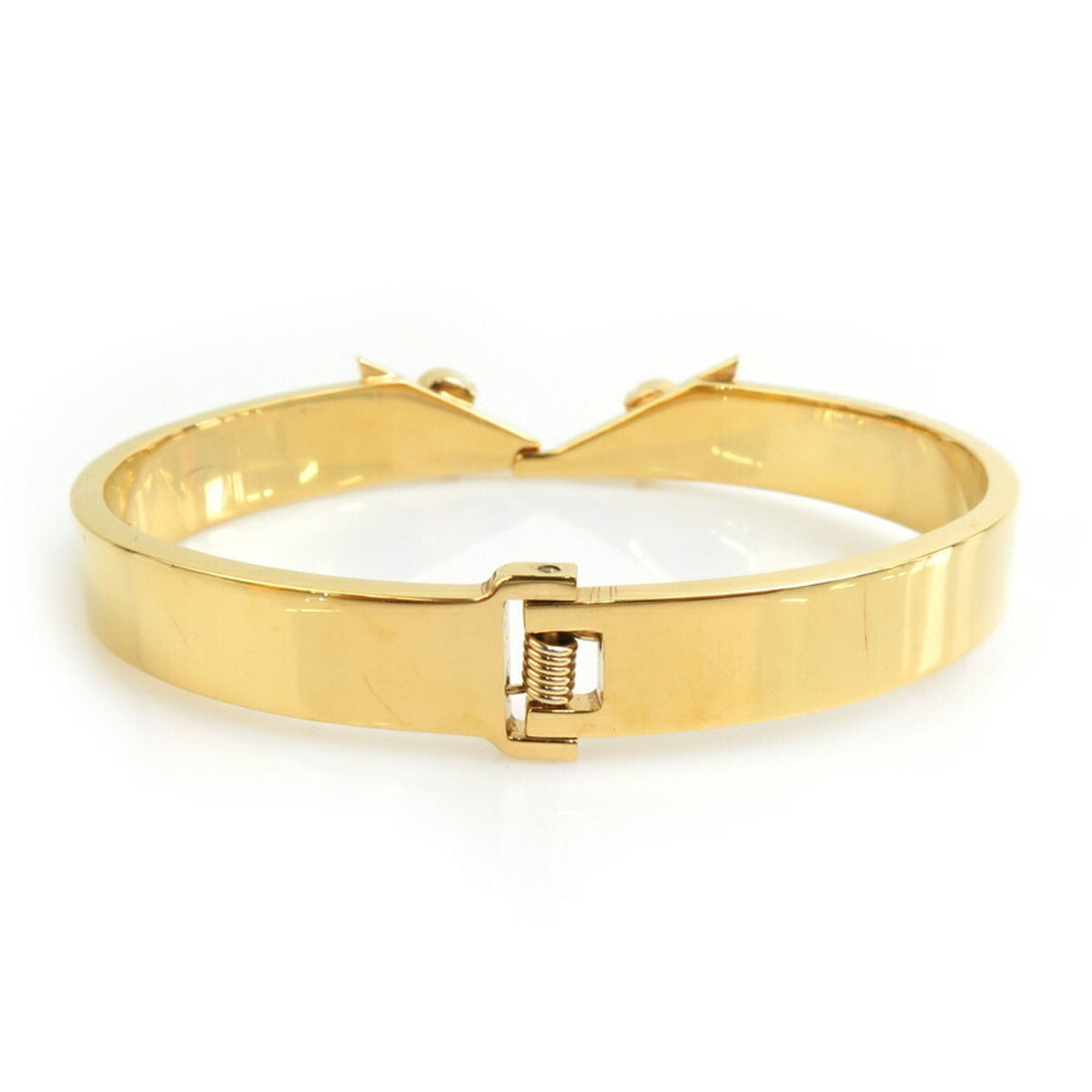Bangle Metal Gold and Silver with Rhinestone Bracelet
