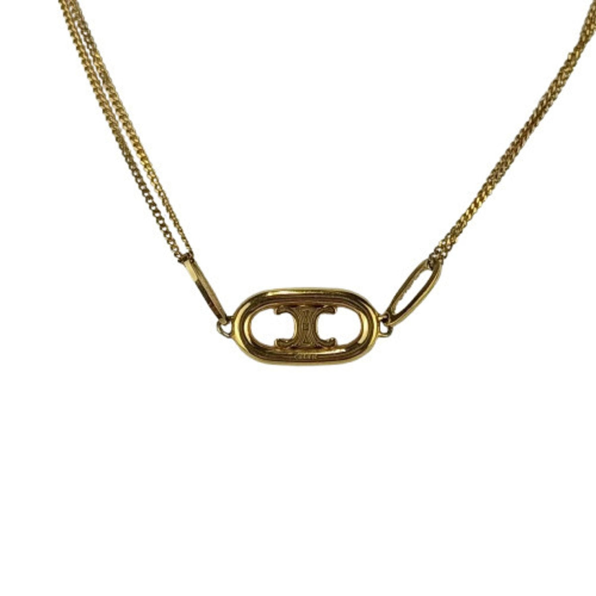 Triomphe Pendant Necklace Metal Gold