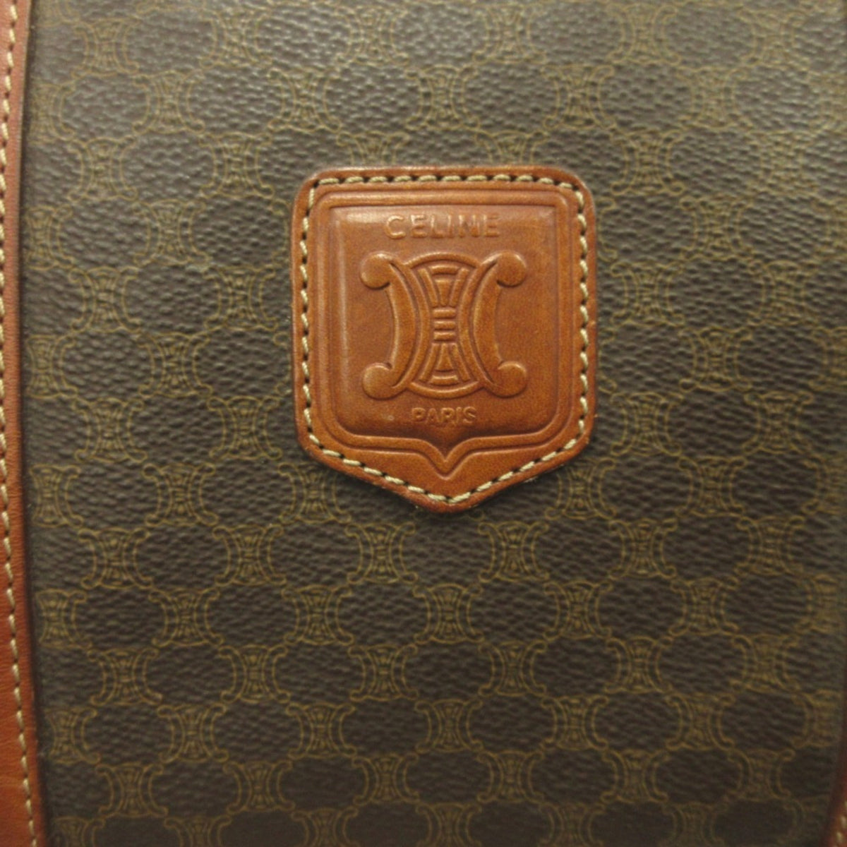Vintage Duffle Bag Macadam Coated Canvas Large