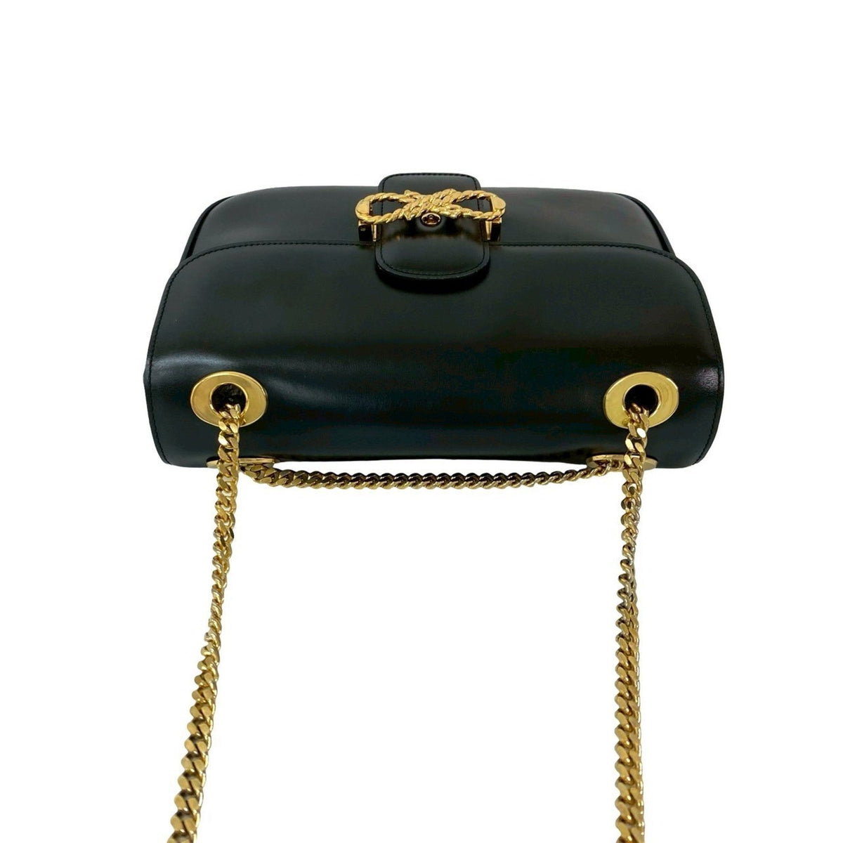 Triomphe Chain Shoulder Bag Leather Medium