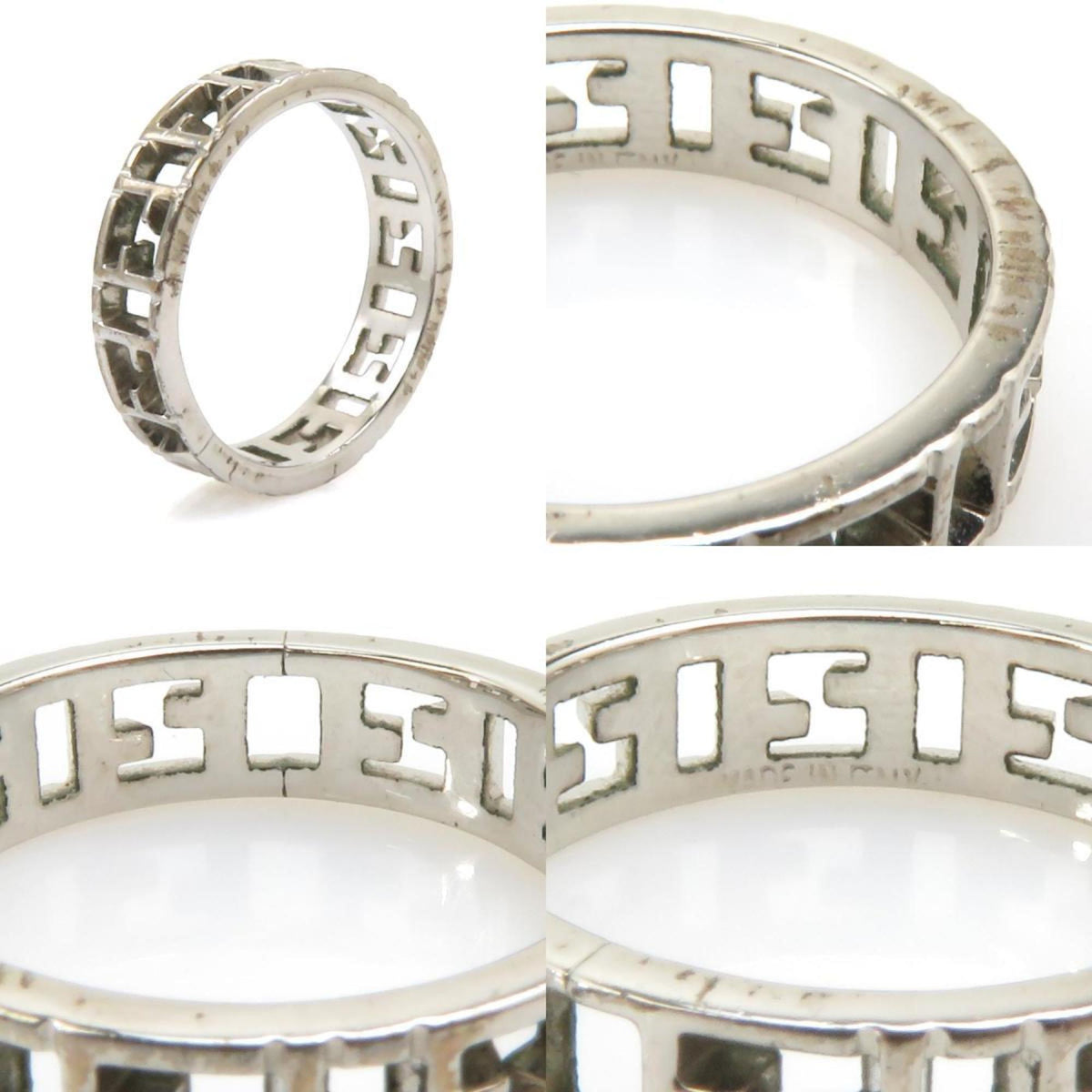 Ring Set Of Two Metal Gold And Silver