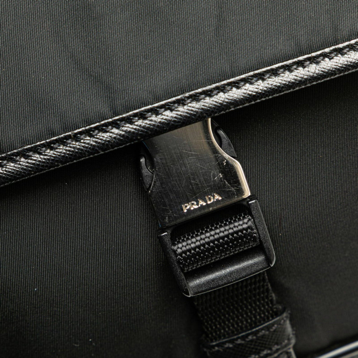 Buckle Messenger Bag Tessuto Small
