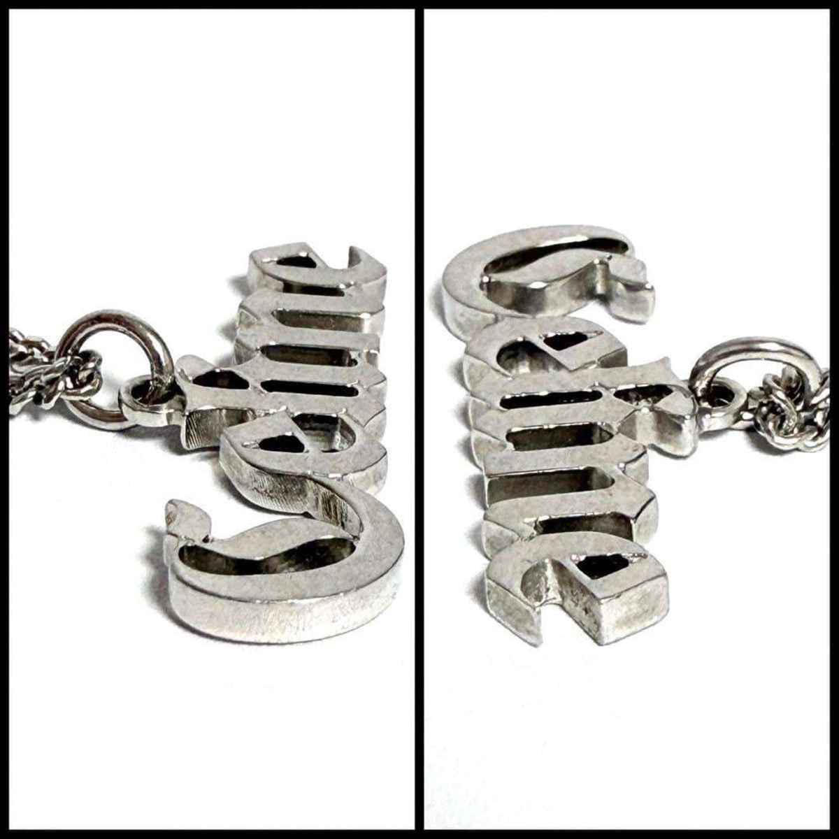 Gothic Pendant Necklace Sterling Silver