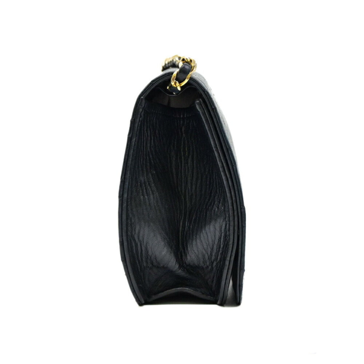 Vintage Full Flap Bag Quilted Lambskin Medium