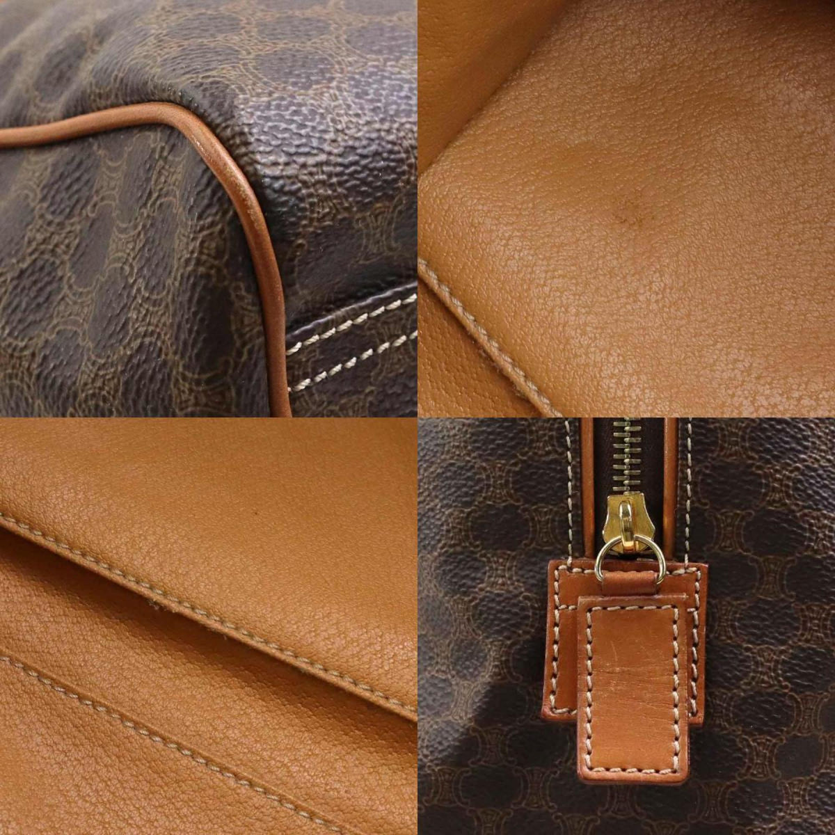 Vintage Duffle Bag Macadam Coated Canvas Medium