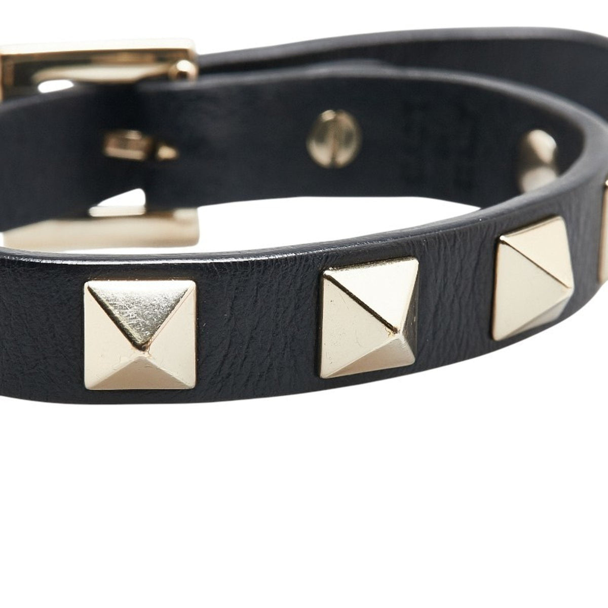 Bracelet Gold and Leather