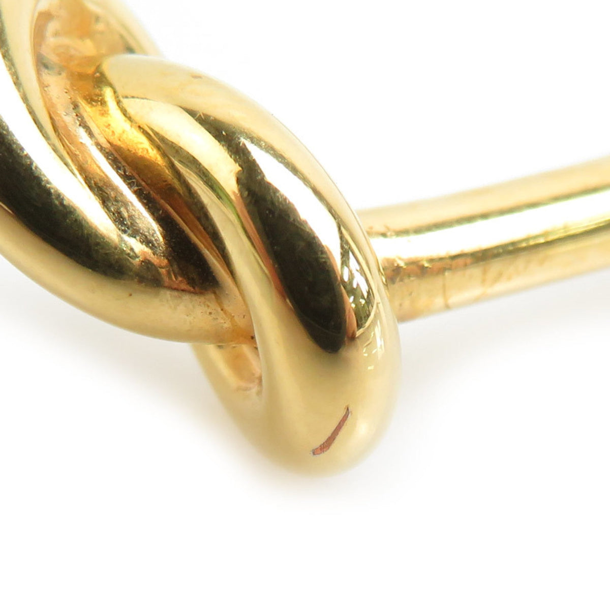 Knot Extra Thin Bracelet Metal Gold