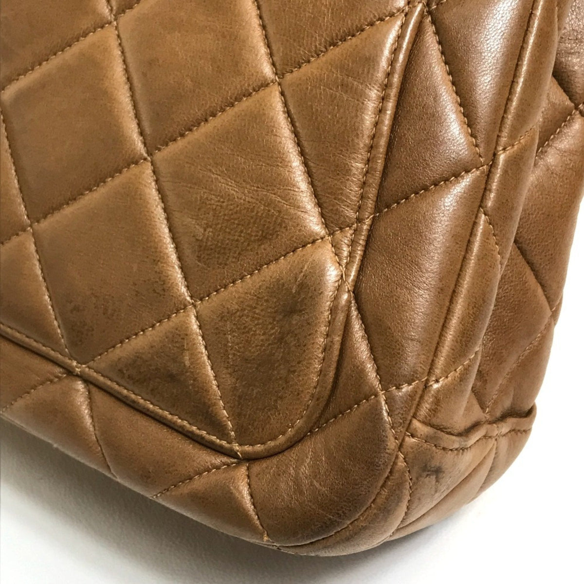 Vintage CC Shoulder Bag Quilted Lambskin Medium