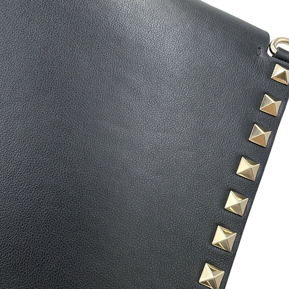 Rockstud Front Handle Flap Bag Leather Small