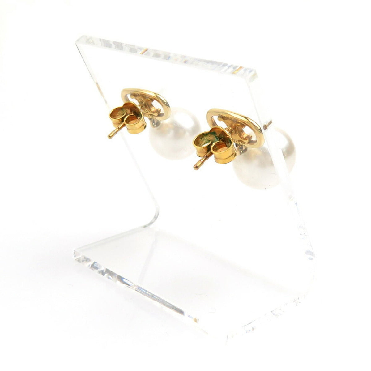 Pearl Earrings Artificial Pearl and Metal