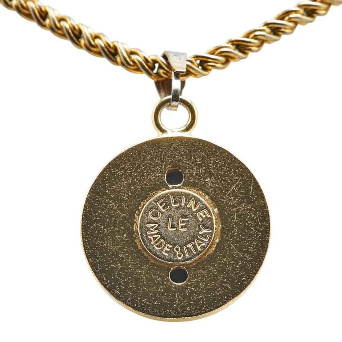 Vintage Star Ball Pendant Necklace Gold