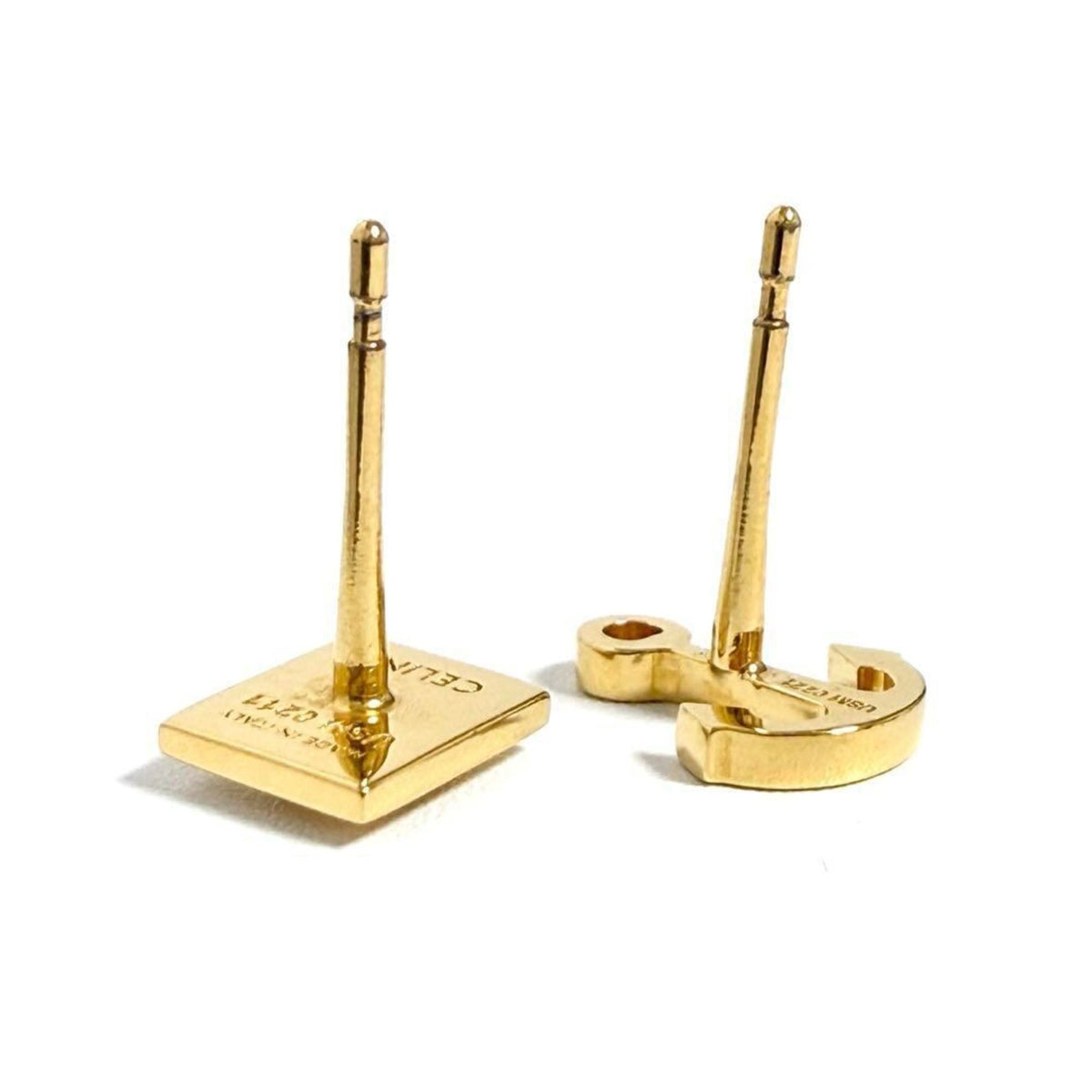 Logo Earrings Metal